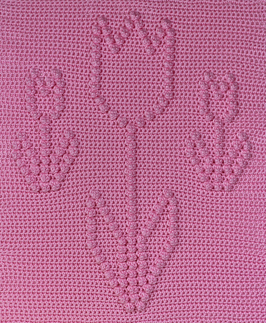 Ravelry Flowers Tulip Baby Blanket pattern by Marilyn Sehn