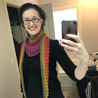 Ravelry: Gallatin Scarf pattern by Kris Basta - Kriskrafter, LLC