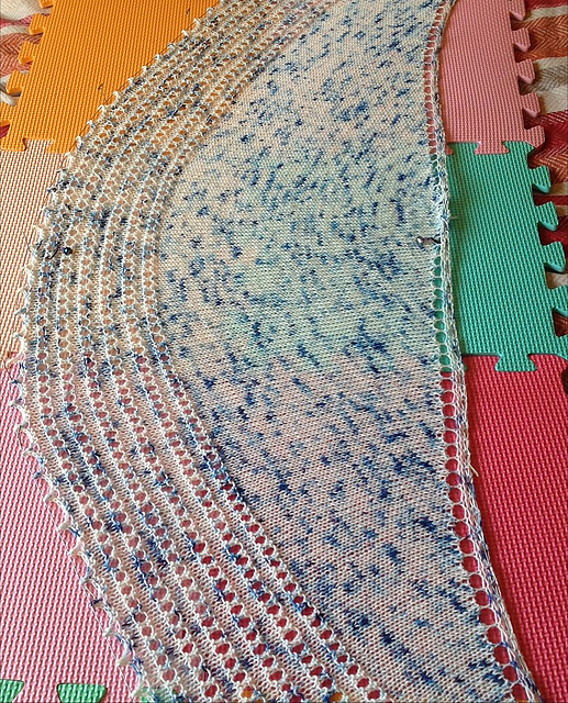 spindrift shawl