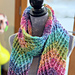 Waffle Wedge Scarf pattern