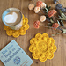 Flower Pop Coasters pattern