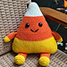 Candy Corn Pillow Crochet pattern 