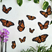 Monarch Butterflies Tapestry pattern 