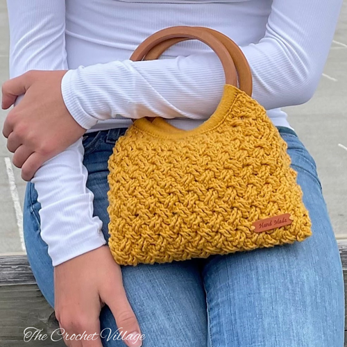 ルフォン CROCHET HAND KNIT MINI BAG  新品 ルフォン CROCHET HAND KNIT MINI BAG 新品の通販 by ☺︎｜ラクマ