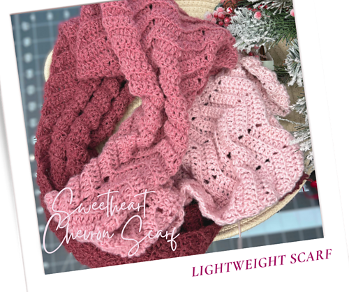 Sweetheart Chevron Scarf photo 4