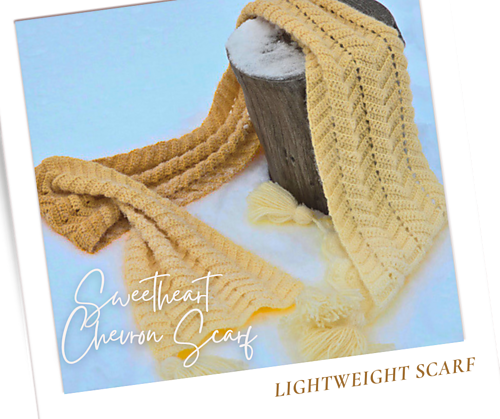 Sweetheart Chevron Scarf photo 6