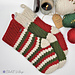 North Pole Stocking pattern