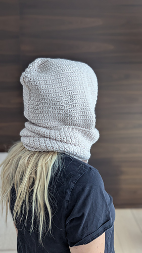 hooded scarf crochet pattern