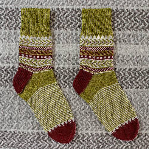 Ravelry: One Sock Colorwork pattern by The Fibre Co.