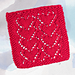Lovely Heart Dishcloth pattern 