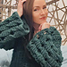 Emerald Pines Chunky Cable Sweater pattern 
