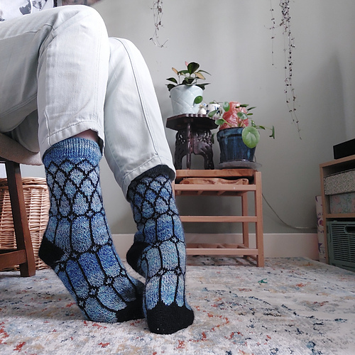 Katedralvindu-sokker - The Knitting Goose
