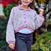 Maddies Polka Crop Cardigan pattern