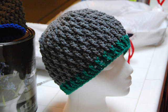 Deeply Textured Hat pattern by Amy Depew