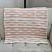 Wavy Creamsicle Blanket pattern 