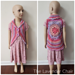 Starburst Mandala Circular Vest Kids pattern