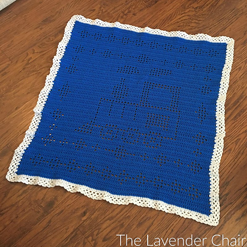 Ravelry Filet Train Blanket pattern by Dorianna Rivelli