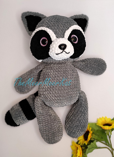 Ricky the Raccoon Plushie - Carrine Ng