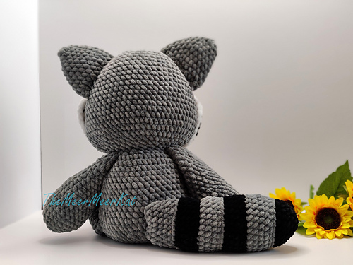 Ricky the Raccoon Plushie - Carrine Ng