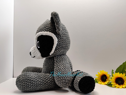 Ricky the Raccoon Plushie - Carrine Ng