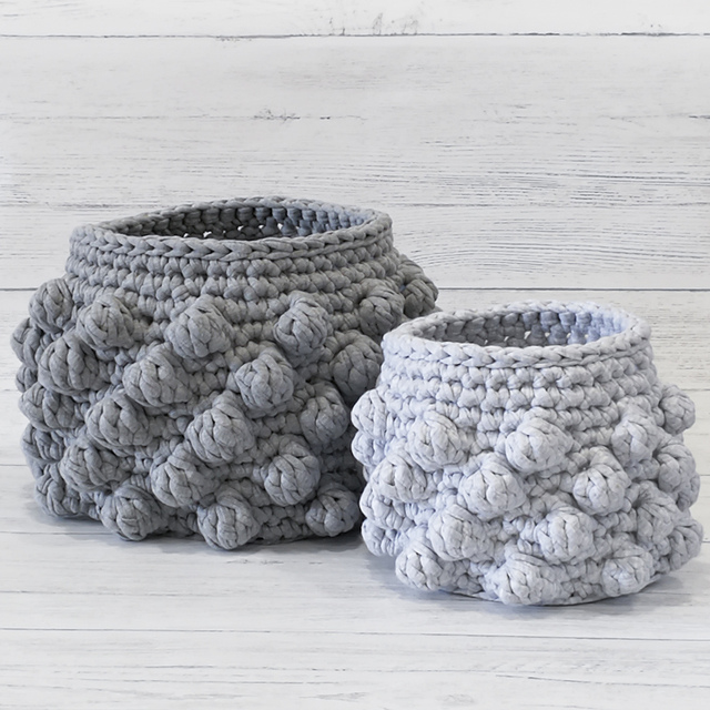 tshirt yarn basket pattern