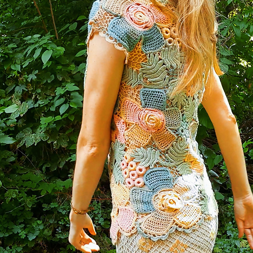 Irsk blonder sommertoppen Flora - ThePoshCrochet