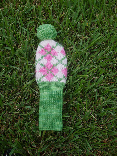Ravelry: Argyle Golf Club Cover pattern by Sarah Wilson