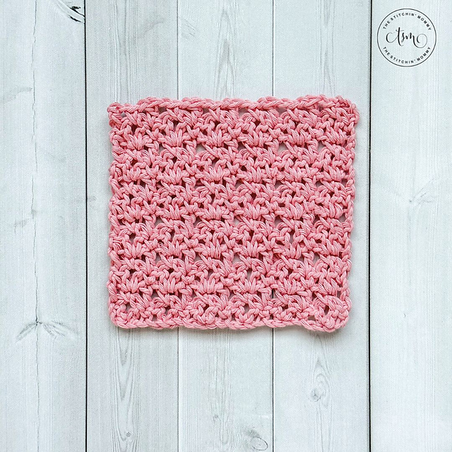 Blossom Stitch Dishcloth