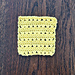 Crossed Double Crochet Stitch Dishcloth pattern