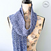 Cobalt Sky Scarf pattern 