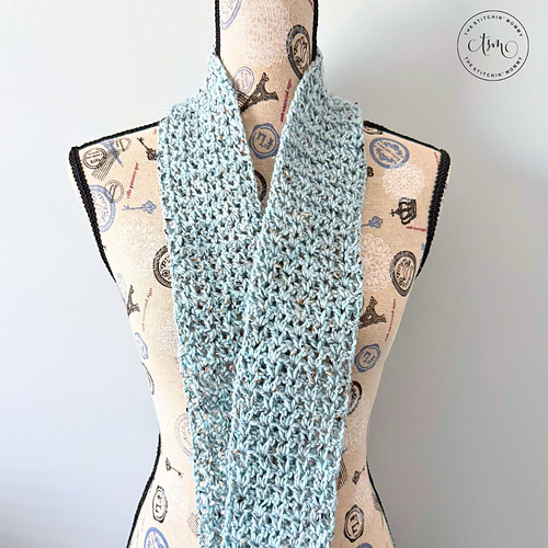 Icy Tweed Scarf