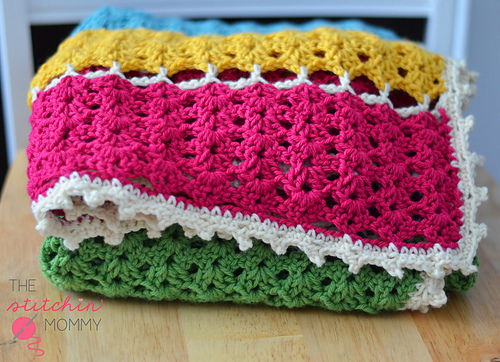Jeweled Lattice Afghan photo 4