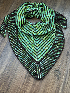 Sample is standard size made with Fingering weight yarn.