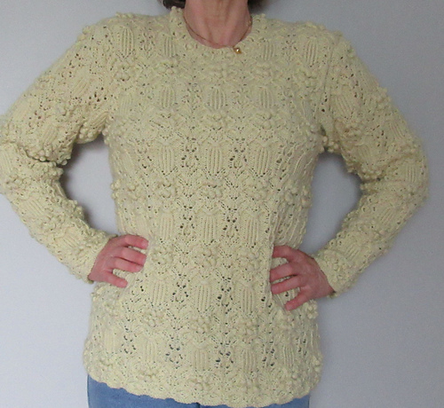 #04 White Pattern Pullover 다른 모습 1