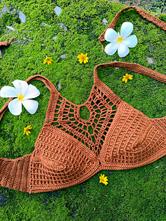 The Amari Bralette, a boho chic style crochet top