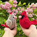 Cheery cardinals pattern 
