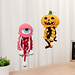 Halloween Jellyfish Pumpkin Eyeball pattern