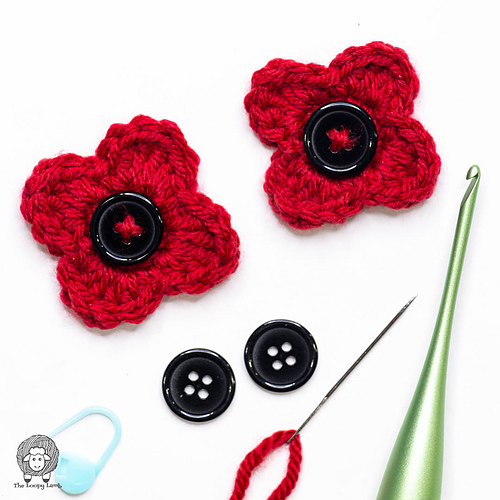 Easy Crochet Poppy photo 4