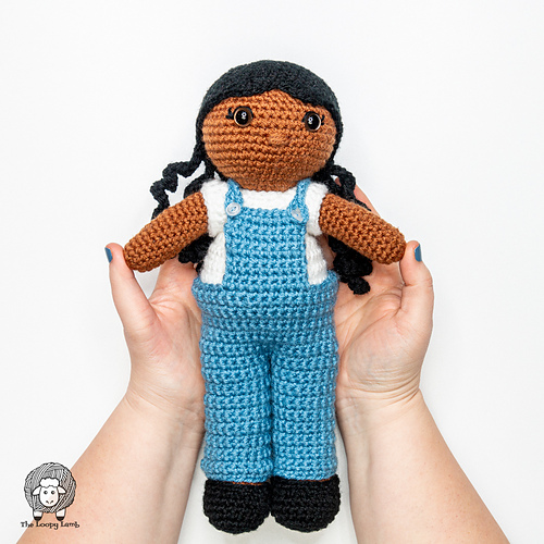 Crochet Doll Overalls - Ashley Parker