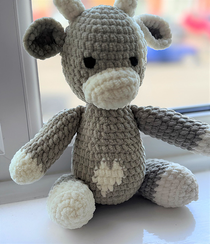 Sitting Cow Pattern Ravelry: Hilda the Sitting Cow pattern by Megan Brace