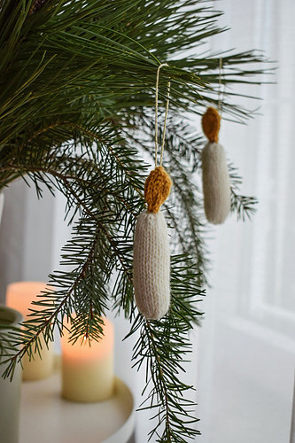 Christmas Candle ornament photo 2