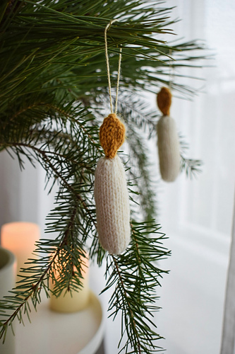 Christmas Candle ornament photo 1