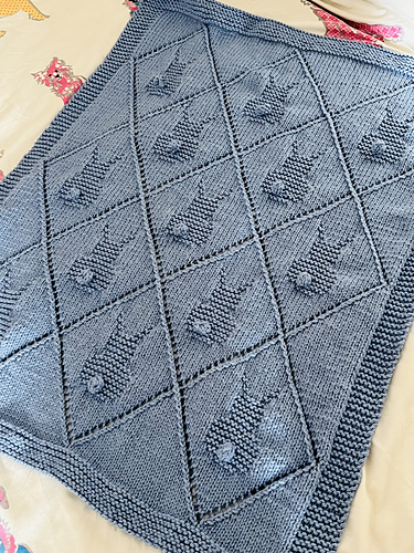 Diamond Bunny Blanket