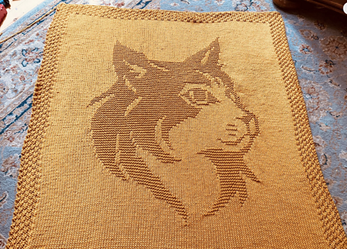 Cat Face Blanket