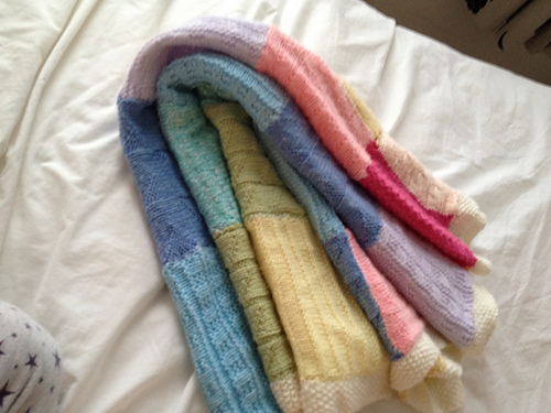 Patchworkpledd - Knit Sew Make