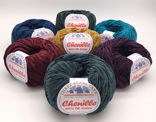Ravelry Three Bears Yarn Chenille 100 DK Cotton