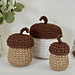 Acorn Storage Baskets pattern