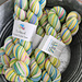 Custom colourway 'CAST ON! CAST OFF!' hand dyed just for us by Turtlepurl Yarns