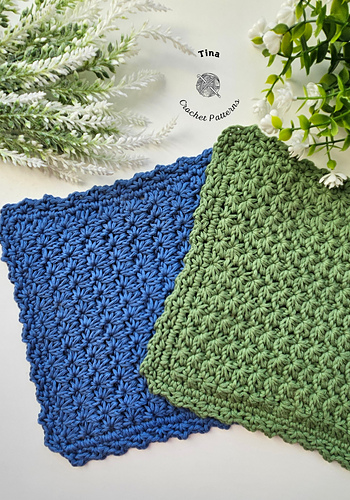 Daisy Stitch Dishcloth