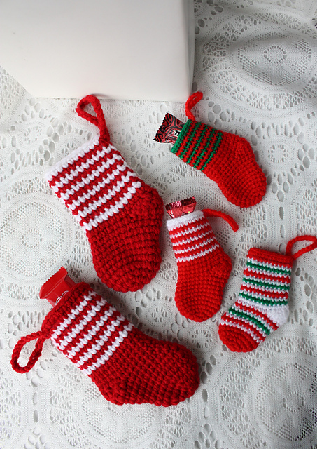 Ravelry Crochet Christmas Stocking Pattern By Laura Sillar